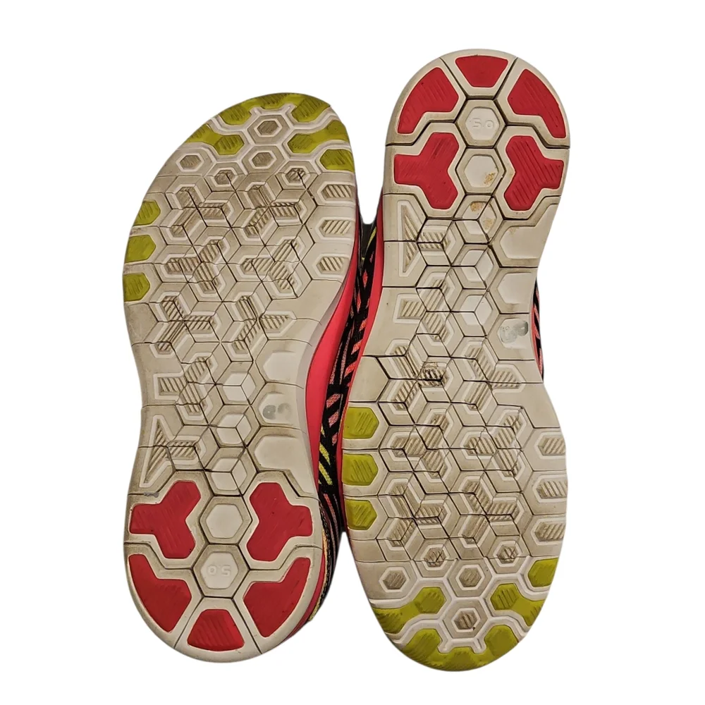 Nike Free 5.0 Pink/Neon Yellow Sneakers - Picture 7 of 7